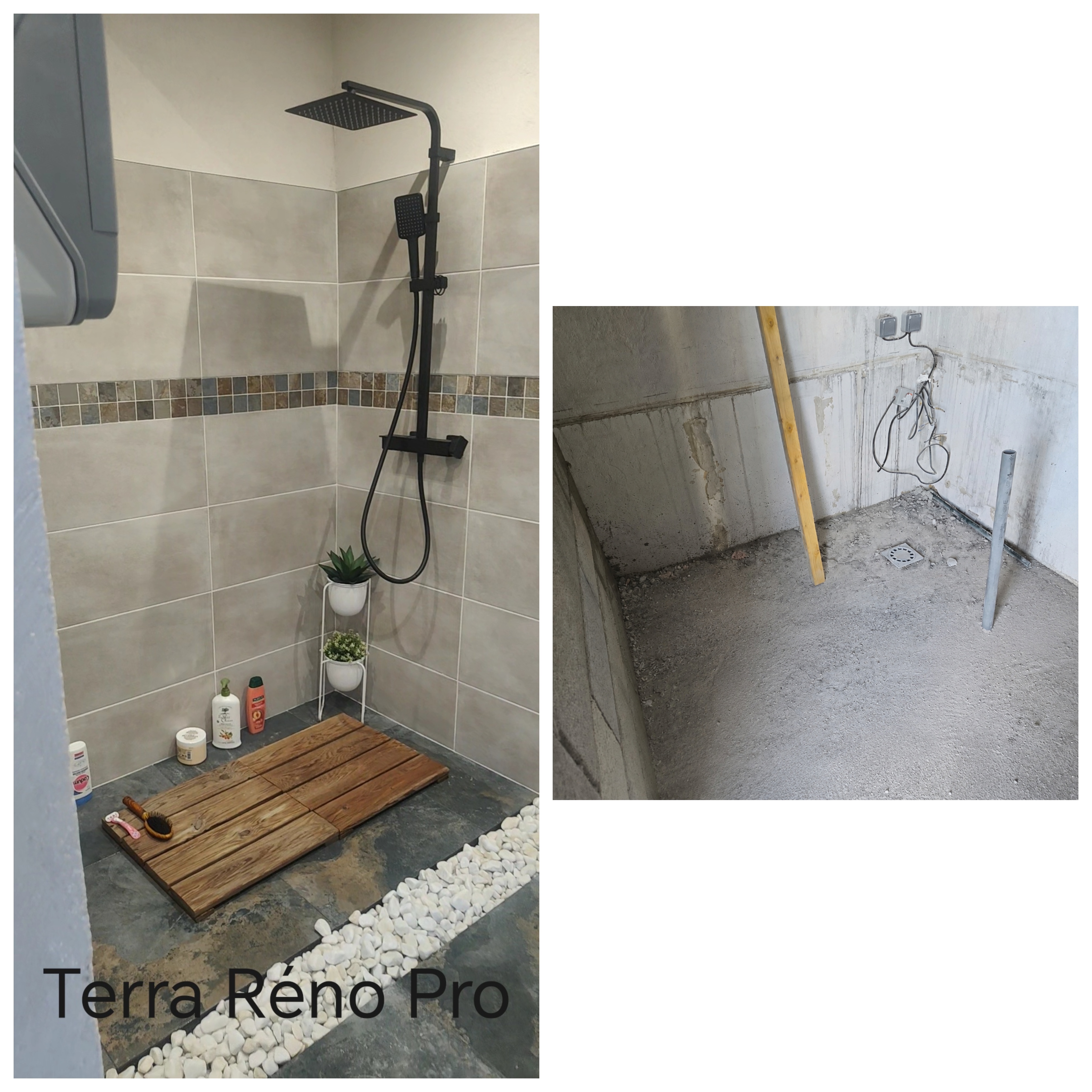 Création d'une salle de bain extérieure